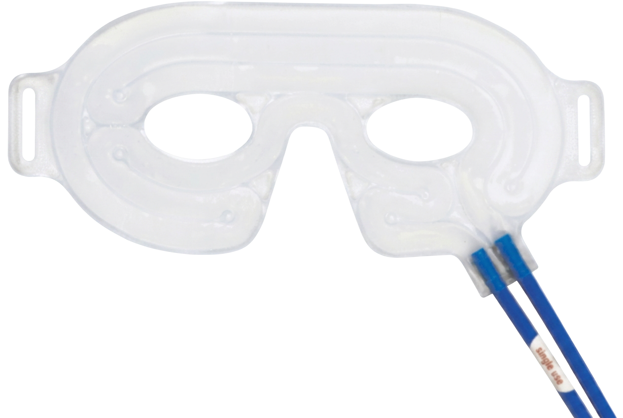 Eye cuff — open